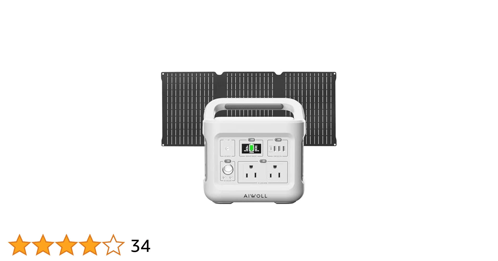 Amazon.co.jp: AIWOLL ポータブル電源 リン酸鉄355Wh ソーラー